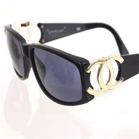 chanel sunglasses logo on side|authentic chanel sunglasses.